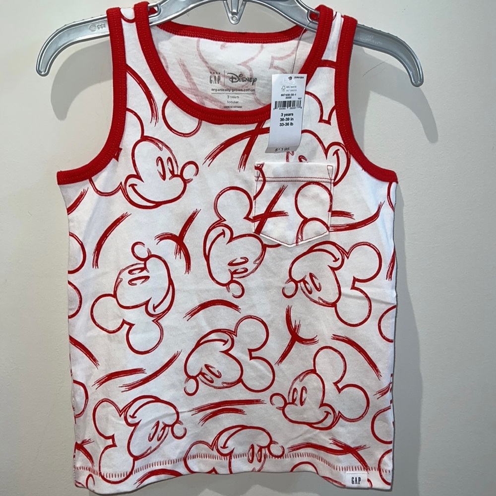 Baby Gap Mickey Mouse Tank Top